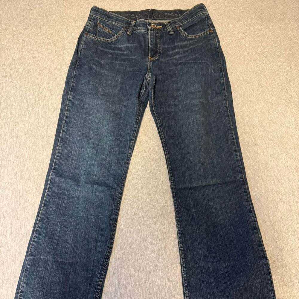 Wrangler Q-Baby No Gap Waistband Bootcut Jeans 7/8 x 32